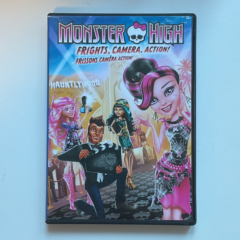 Monster High Frights Camera Action DVD - Pink and Black